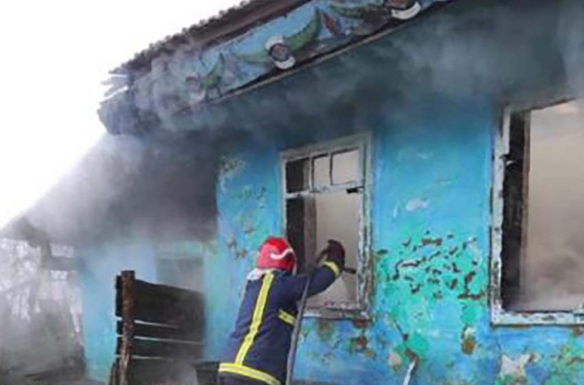  O casă a ars din temelii in urma unui incendiu produs în satul Slobozia din comuna Ciurea