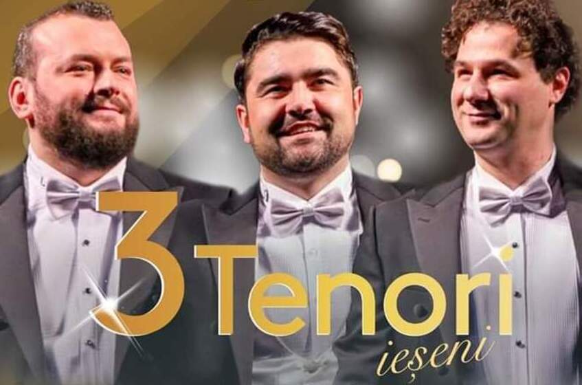  Andrei Apreotesei, Andrei Fermeșanu și Florin Guzgă vor susține opt concerte in cadrul Turneului Național „Trei Tenori Ieșeni”