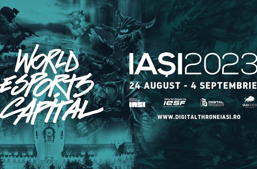  Precizări ale Primariei Iasi in legatura cu organizarea Campionatului Mondial de Esports de la Iași – comunicat de presa