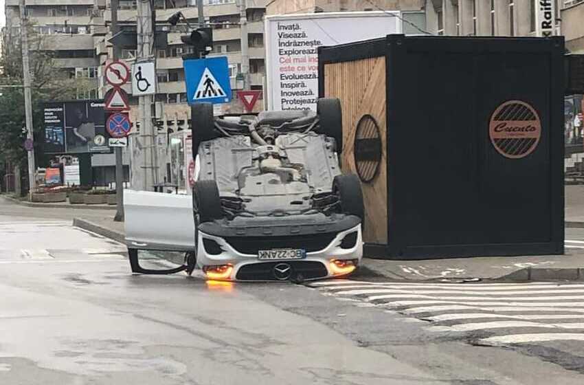  Accident in centrul municipiului Iasi! Sase persoane au ajuns la spital