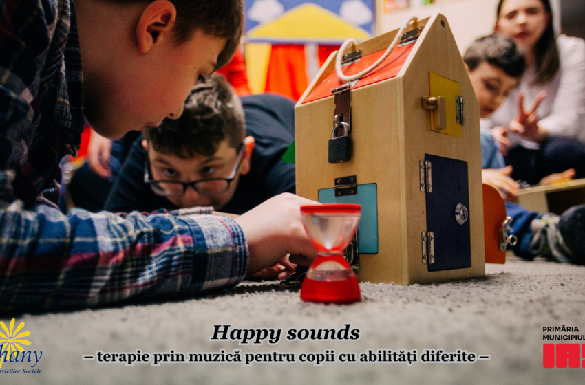  Terapie prin muzică pentru 20 de copii cu abilități diferite din Iași in cadrul unui proiect al Fundației Serviciilor Sociale Bethany