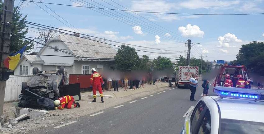  Doua persoane au ajuns la spital în urma unui accident produs pe raza localității Dumbraveni