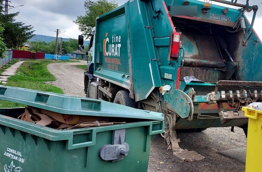  Tariful pentru salubritate crește cu 10% în județul Iași