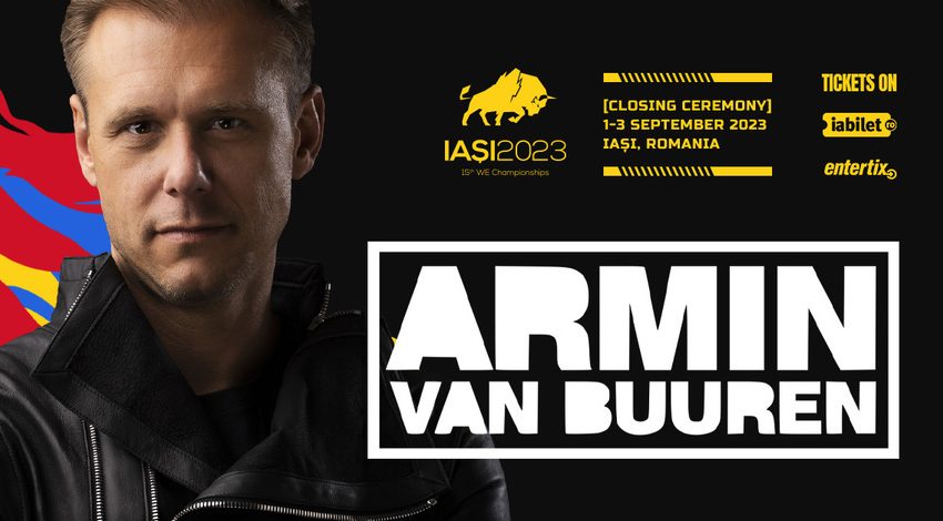  Armin Van Buuren vine la Iași la festivitatea de închidere a Campionatului Mondial de Esports pe 1 septembrie