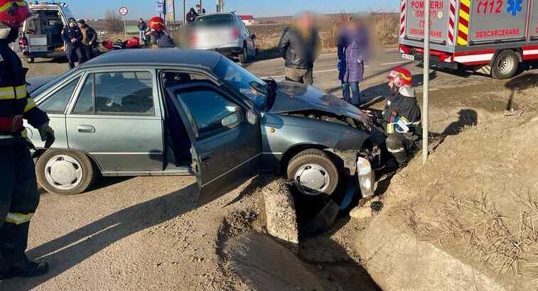  Un tânăr de 19 ani a fost rănit în urma unui accident produs în această după-amiază