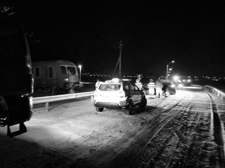  Trenul Iasi – Trusesti a fost implicat seara trecuta intr-un accident in apropierea haltei Zlătunoaia