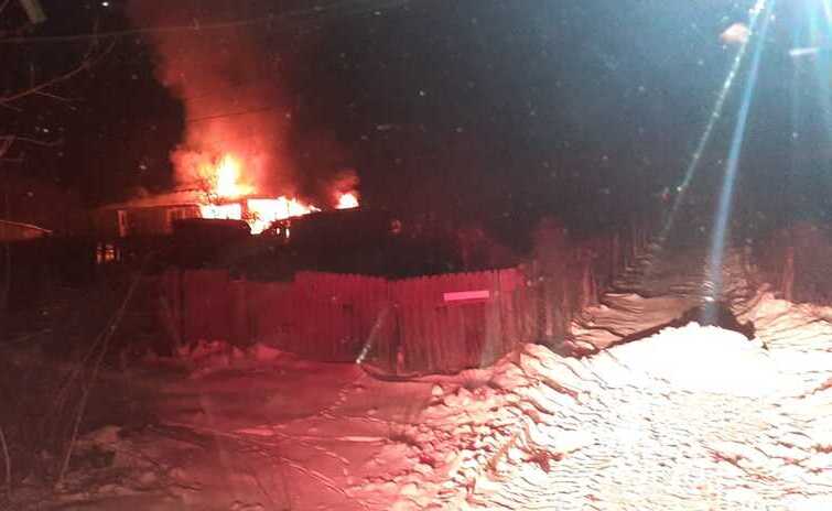  Incendiu noaptea trecuta in comuna Holboca! O casa a luat foc din cauza jarului cazut din soba