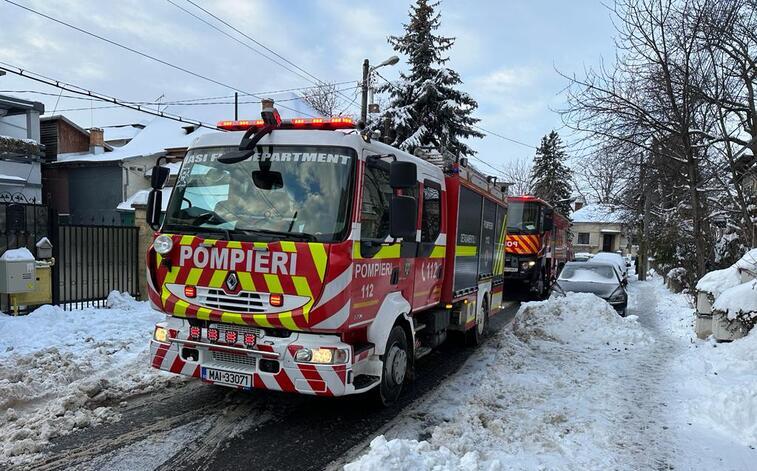  Incendiu in aceasta dimineata pe strada Titu Maiorescu din municipiul Iasi