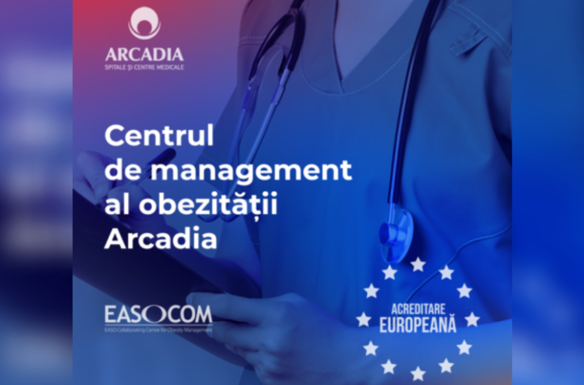  Acreditare europeană pentru Centrul de management al obezității Arcadia