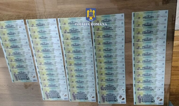  Politistii din cadrul BCCO Iasi au retinut 2 persoane acuzate de punerea în circulație de bancnote false