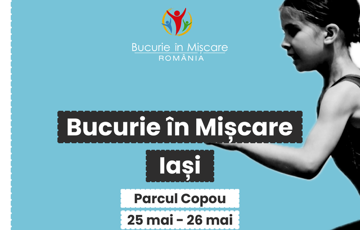  Ieșenii sunt așteptați în Parcul Copou in acest weekend la „Bucurie în Mișcare”