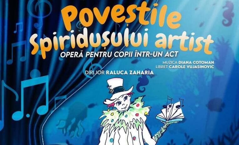  Iesenii sunt invitati duminica, 9 iunie la opera pentru copii „Poveștile spiridușului artist”