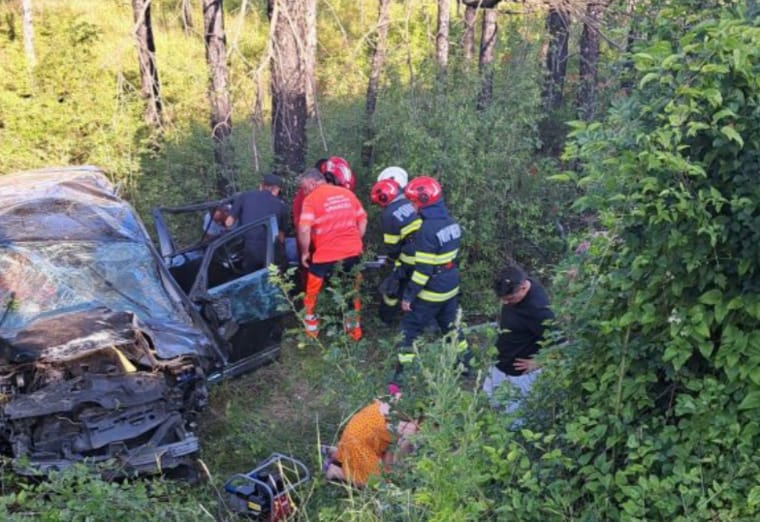  Un grav accident rutier cu 5 victime din care trei incarcerate s-a produs in aceasta seara
