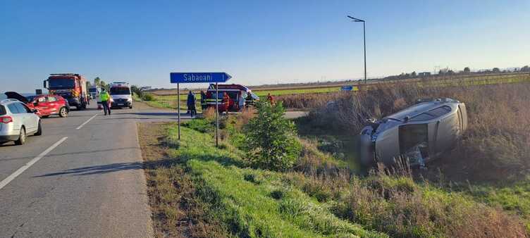  Încă un accident pe „șoseaua morții” E85: trei persoane au ajuns la spital