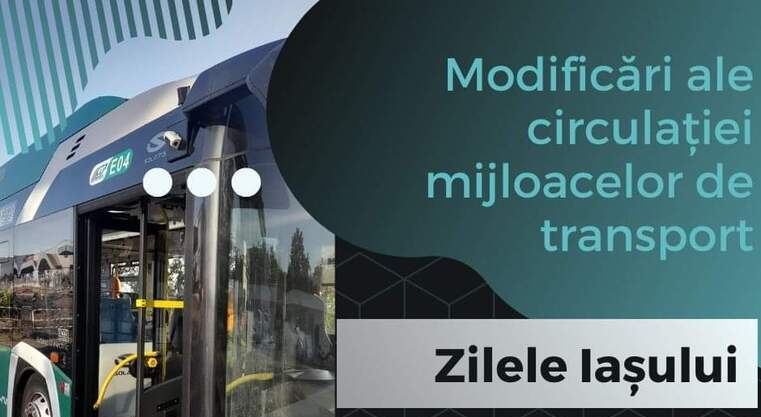  CTP Iași anunță mai multe devieri de traseu în perioada Sărbătorilor Iașului