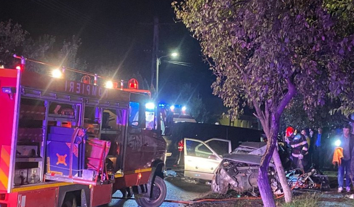  Trei răniți în stare critică in urma unui grav accident rutier produs in această seară