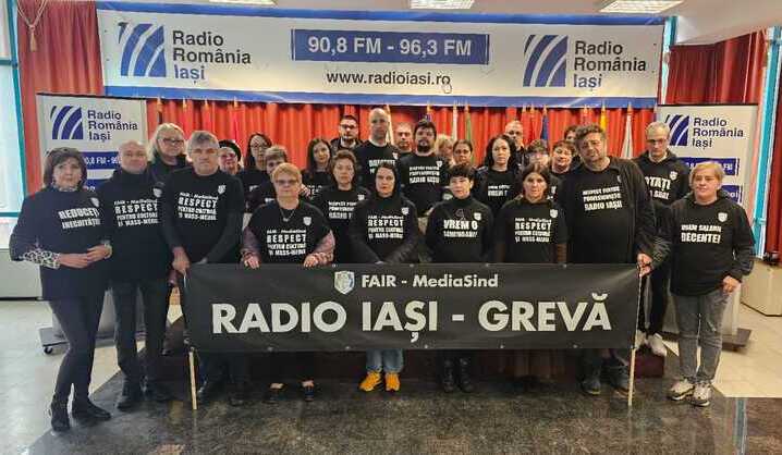  Continuă acțiunile greviste la Radio Iași