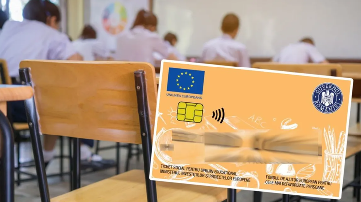  Tichete educaționale de 500 lei pentru fiecare preșcolar și elev din medii defavorizate