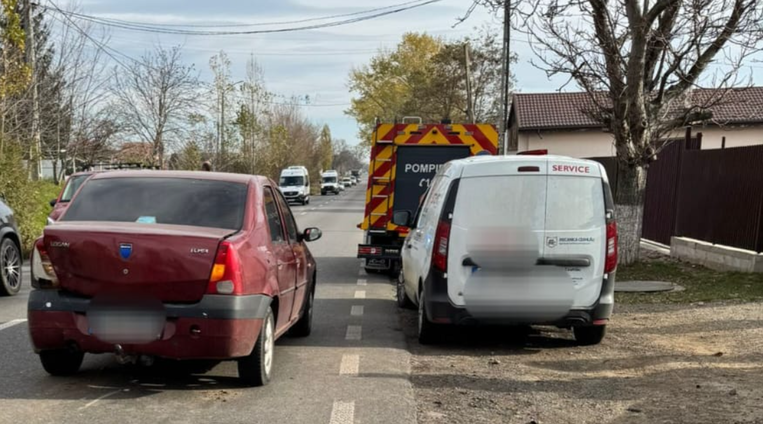 O femeie de 30 de ani a ajuns la spital in urma unui accident produs in aceasta dupa-amiaza