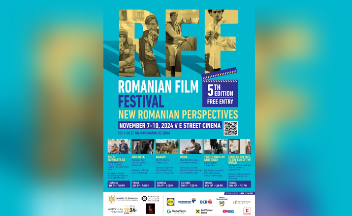  Festivalul de Film Românesc din Washington, cel mai mare eveniment de promovare a cinematografiei naționale derulat în spațiul nord-american, a ajuns la a cincea ediție. Șase filme și cinci invitați, actori și regizori, vor răspunde întrebărilor publicului