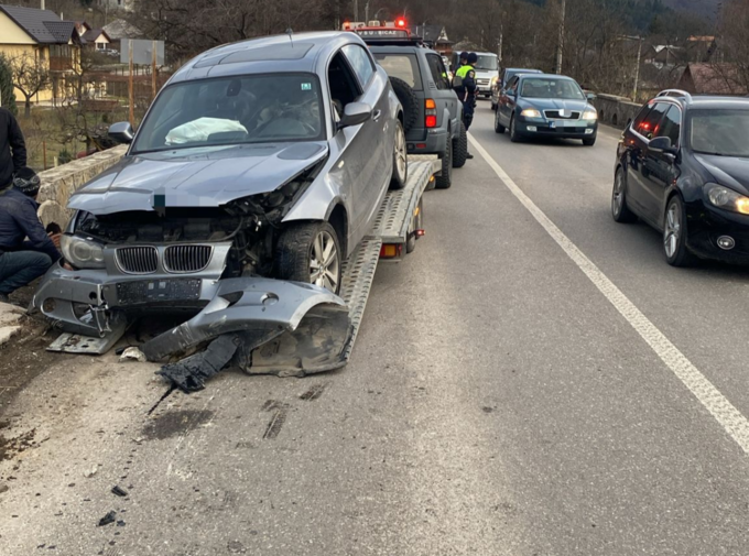  Doi adolescenți de 15 ani au ajuns la spital în urma unui accident rutier