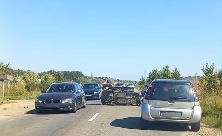  O autospeciala SMURD Iași a fost implicata intr-un accident rutier