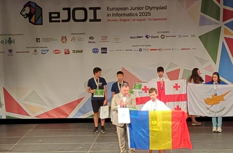  Talent uriaș la doar 14 ani: elevul iesean Andrei Nemțișor – pe podium la Olimpiada Europeană de Informatică