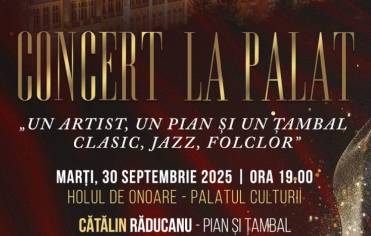 Eveniment rar la Palatul Culturii Iași! Pian și țambal într-un duel sonor fascinant