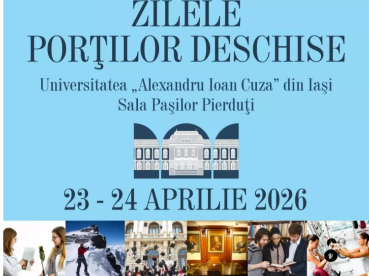  Mii de elevi sunt așteptați în Sala Pașilor Pierduți la „Zilele Porților Deschise” ale UAIC