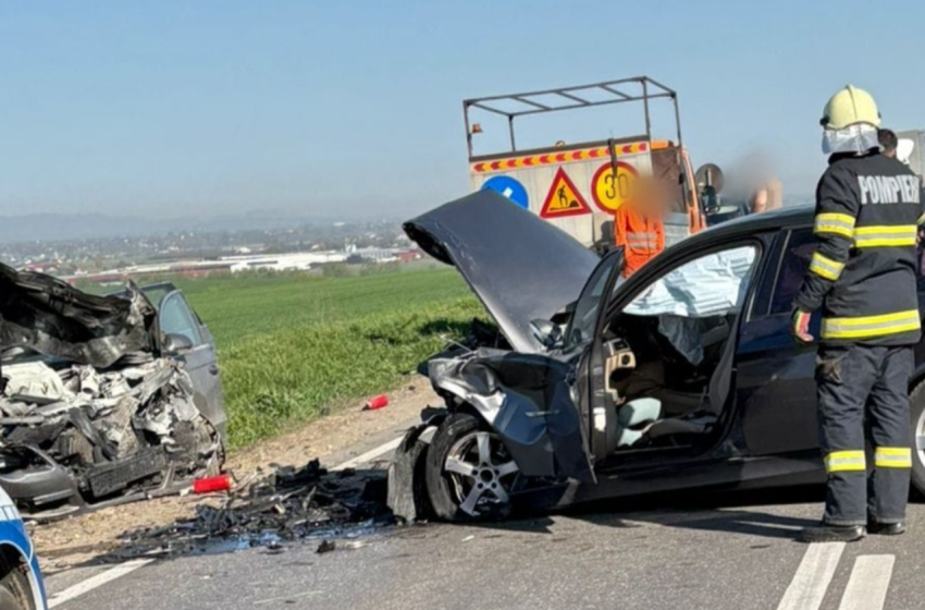  Alertă pe „drumul morții” E85: Trei persoane au ajuns la spital după un impact violent
