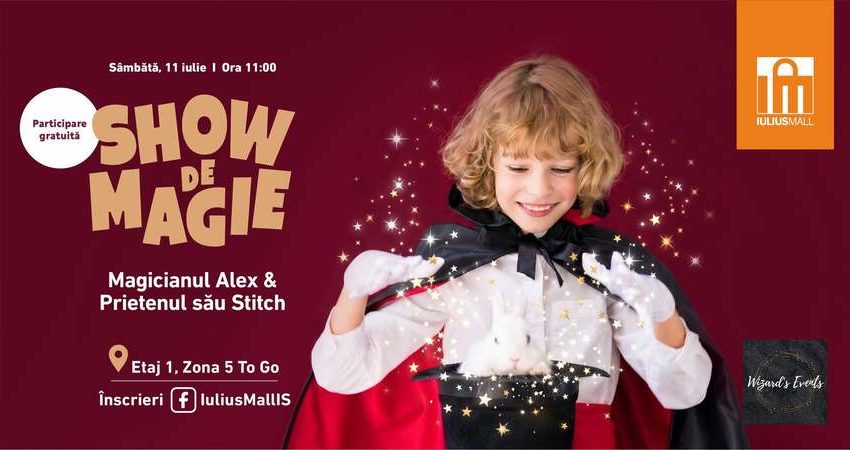  Spectacol de magie, atelier de gătit și surprize: copiii dau tonul distracției, în weekend, la Iulius Mall Iași