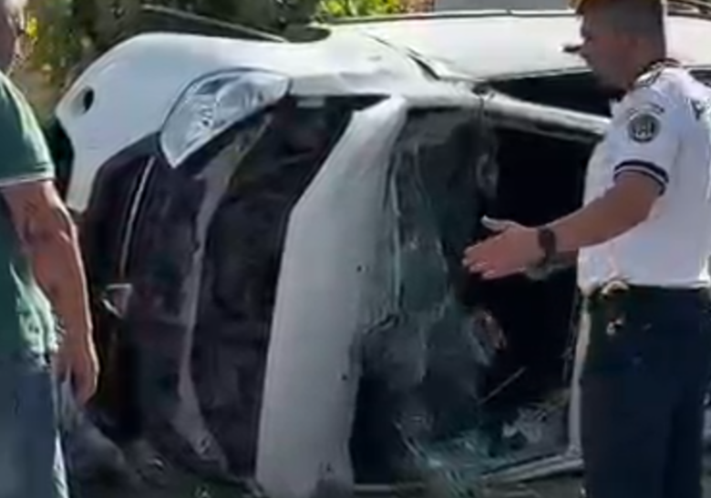  Copil rănit într-un accident teribil în județul Iași în această după-amiază