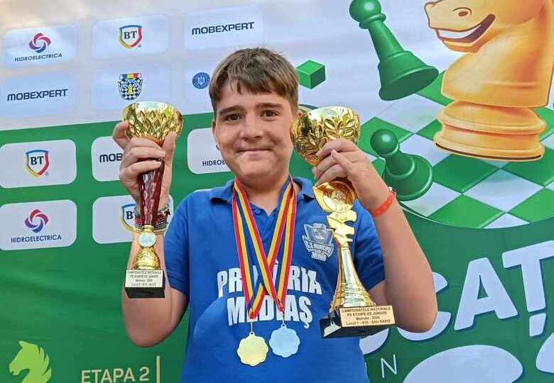  Mândrie uriașă pentru Iași – la doar 12 ani, Nicolas Cazacu a devenit Campion Național la Șah la categoria U16: 21 de partide FĂRĂ ÎNFRÂNGERE la Mamaia!