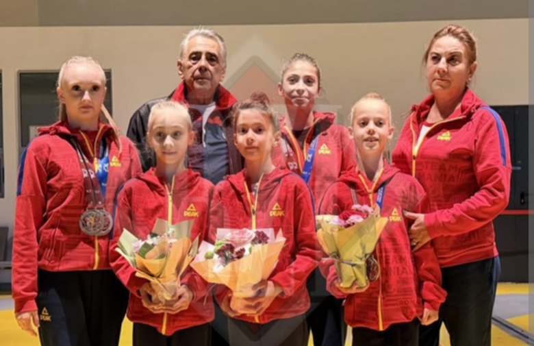  Performanță istorică pentru gimnastica ieșeană la Istanbul: Cinci sportive de la CSS Unirea Iași au adus România pe podiumul Campionatului Balcanic