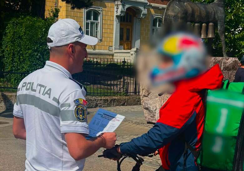  Razie de amploare în Iași: peste 70 de sancțiuni si amenzi de peste 20.000 de lei pentru conducătorii de biciclete și trotinete electrice